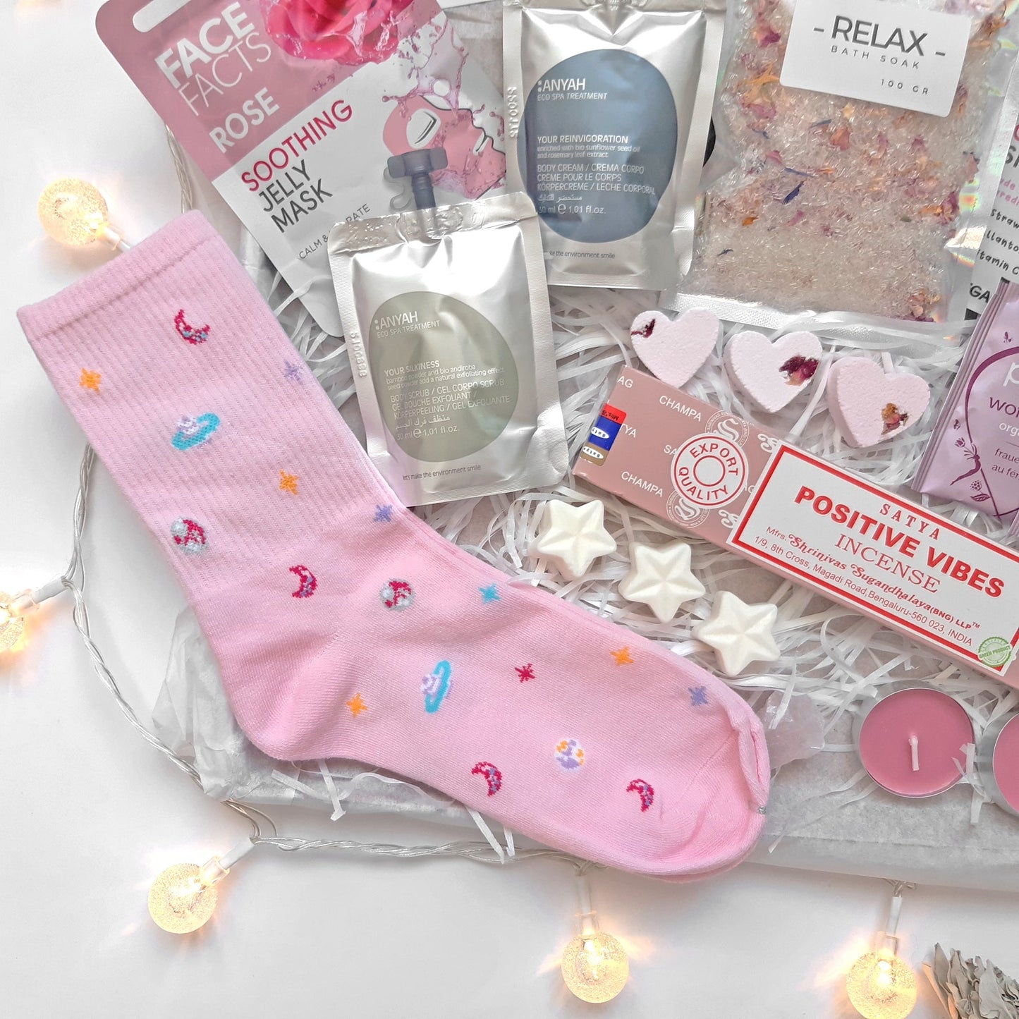 care package gifts for female friends positive gifts for her by post