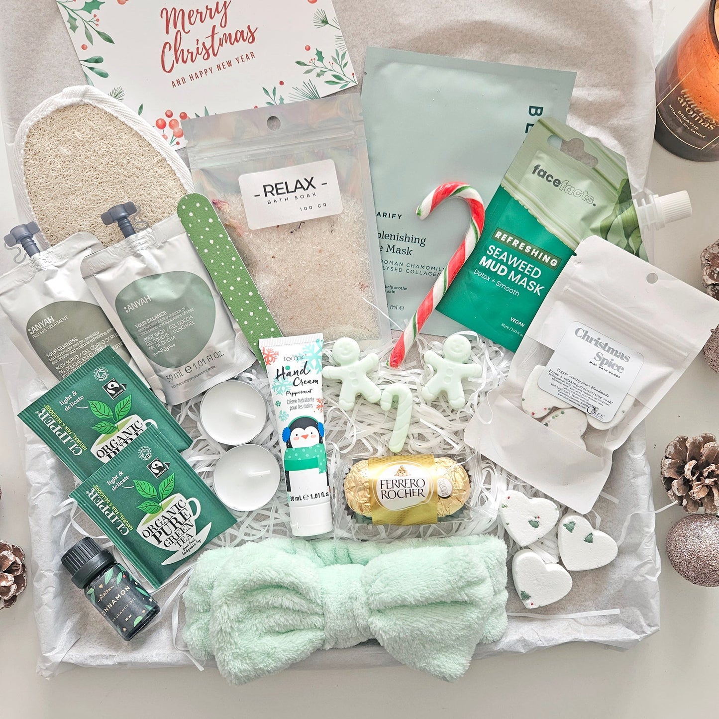 luxury christmas self care box