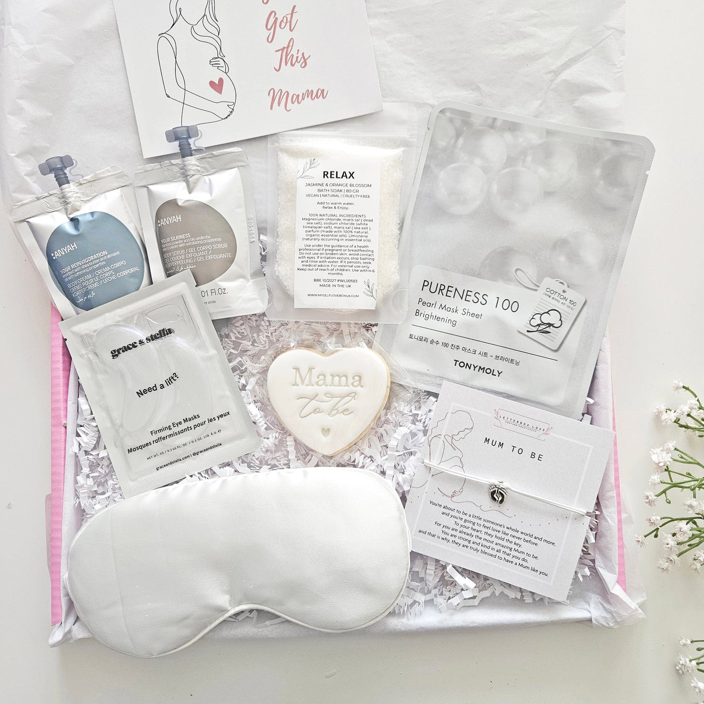 mum to be pamper set | Letterbox Gifts for Mum to Be