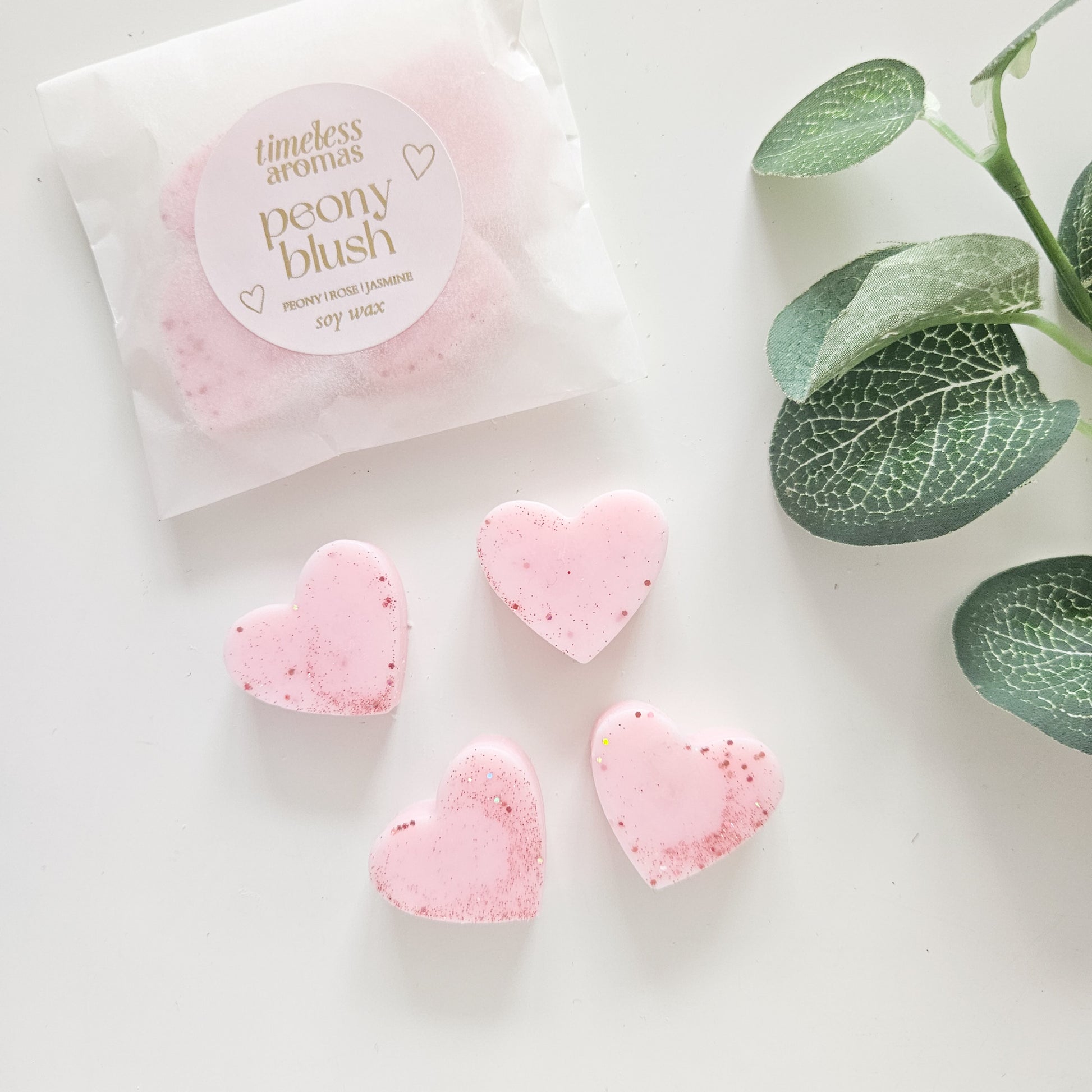 peony blush Wax Melt Hearts | Build Your Own New Home Gift Basket