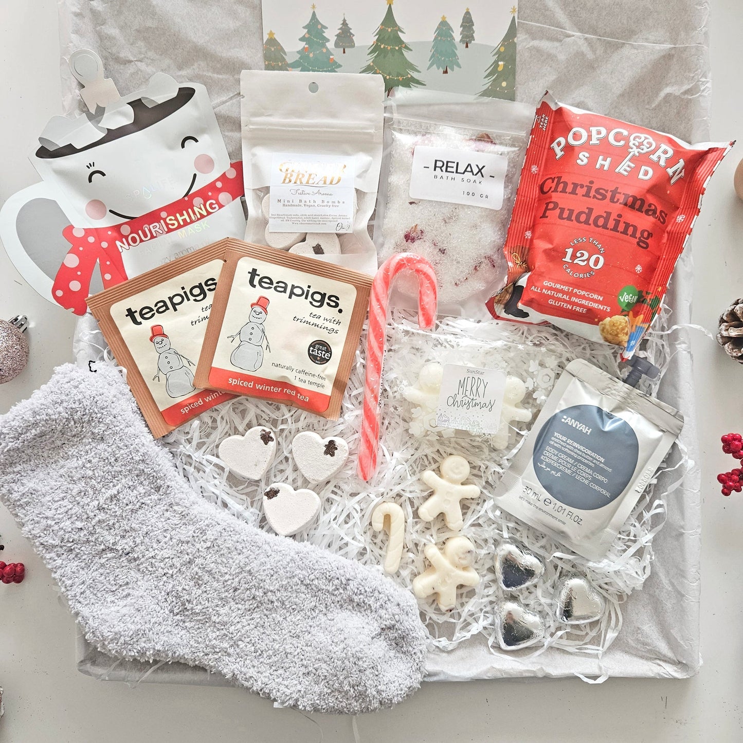 secret santa christmas pamper hamper for her uk