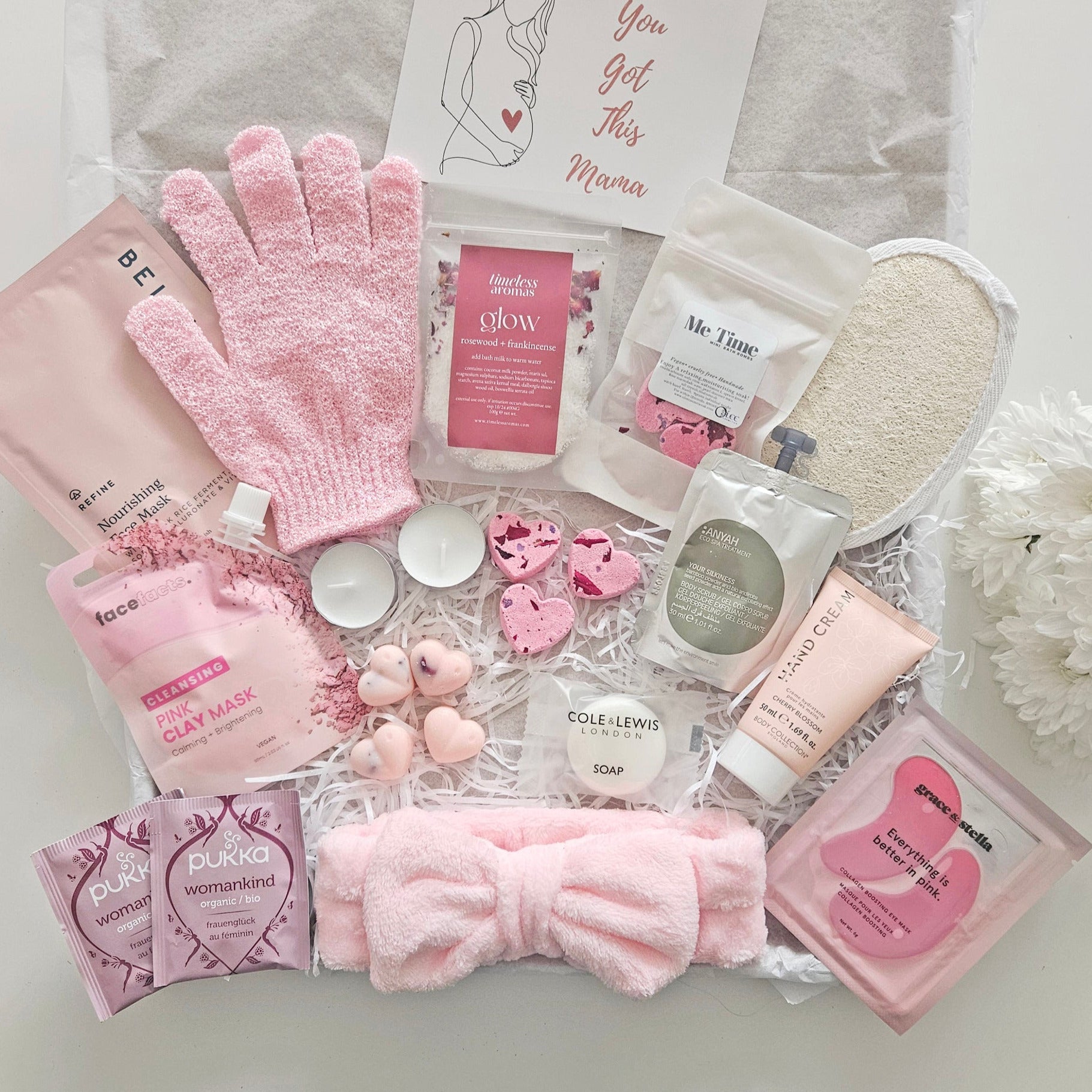 Pink new mum gift set | Pregnancy hamper