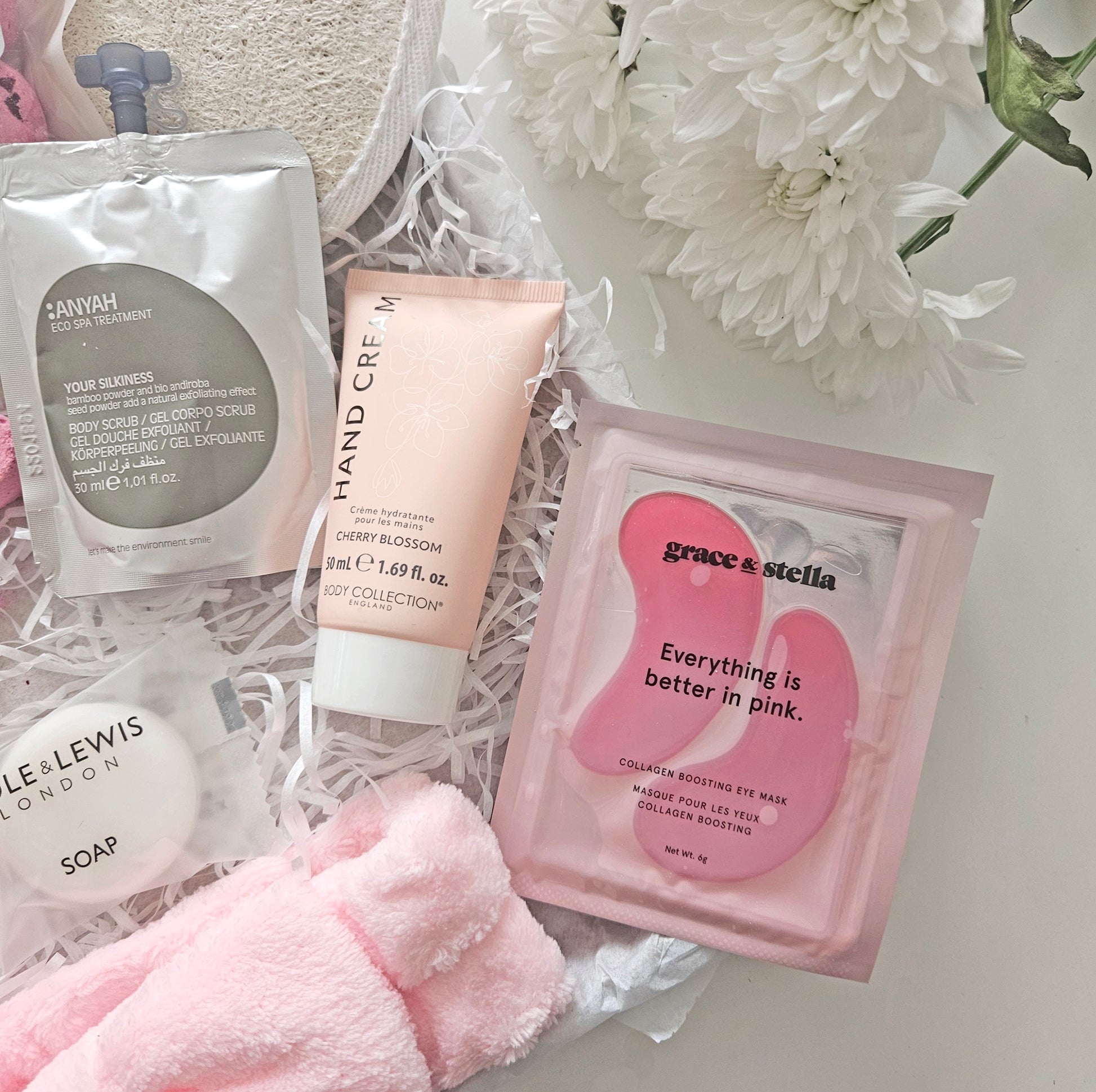 Pink pamper box | birthday hamper for her