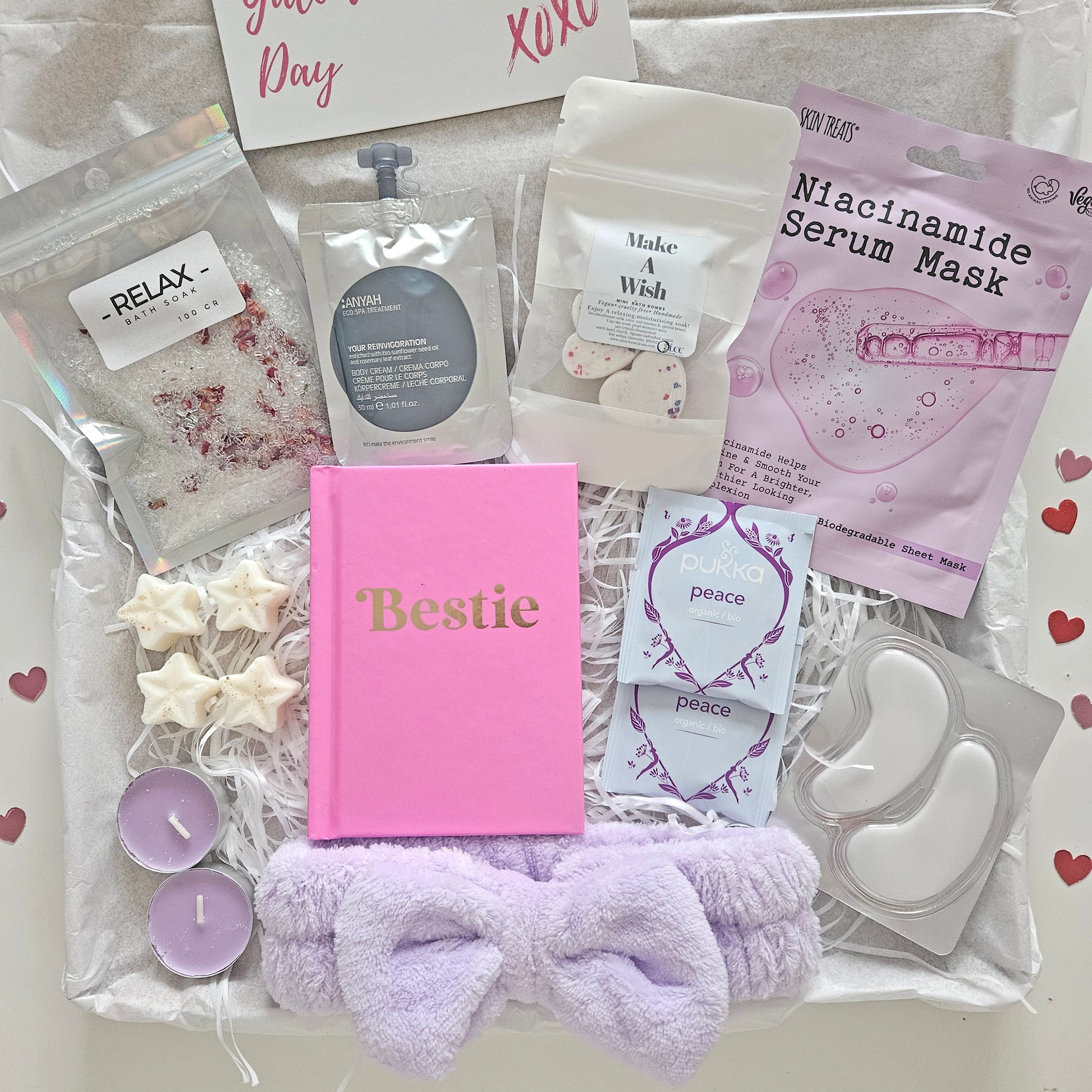 Bestie pamper hamper gift set uk | Birthday self care package