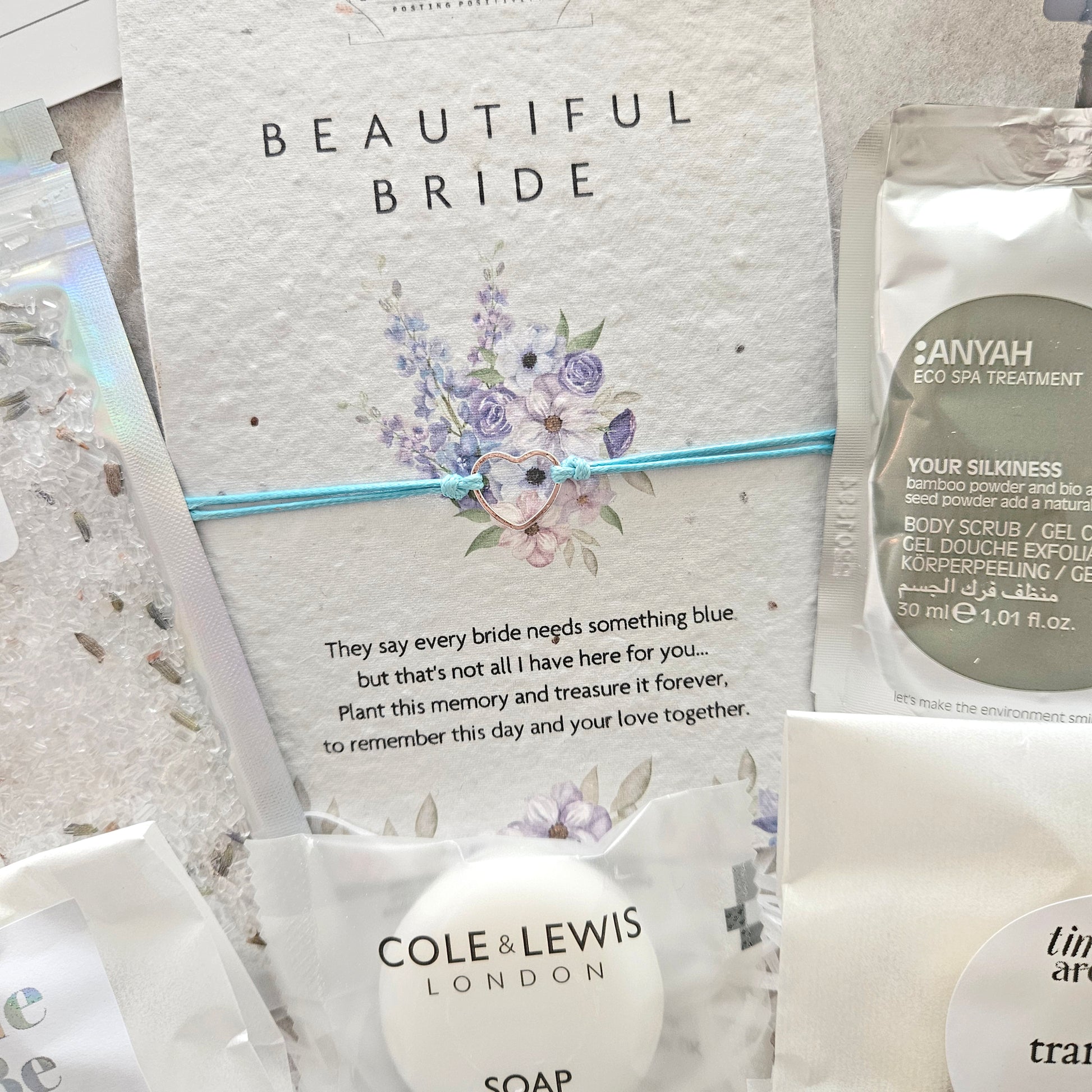 beautiful bride bracelet | bride to be gift box