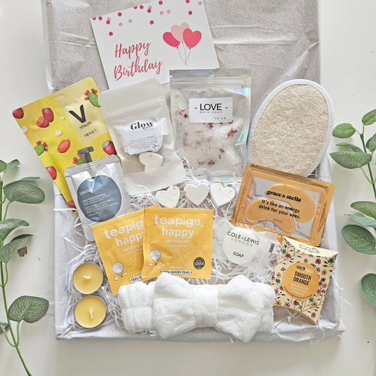 pick me up gifts | yellow pamper box