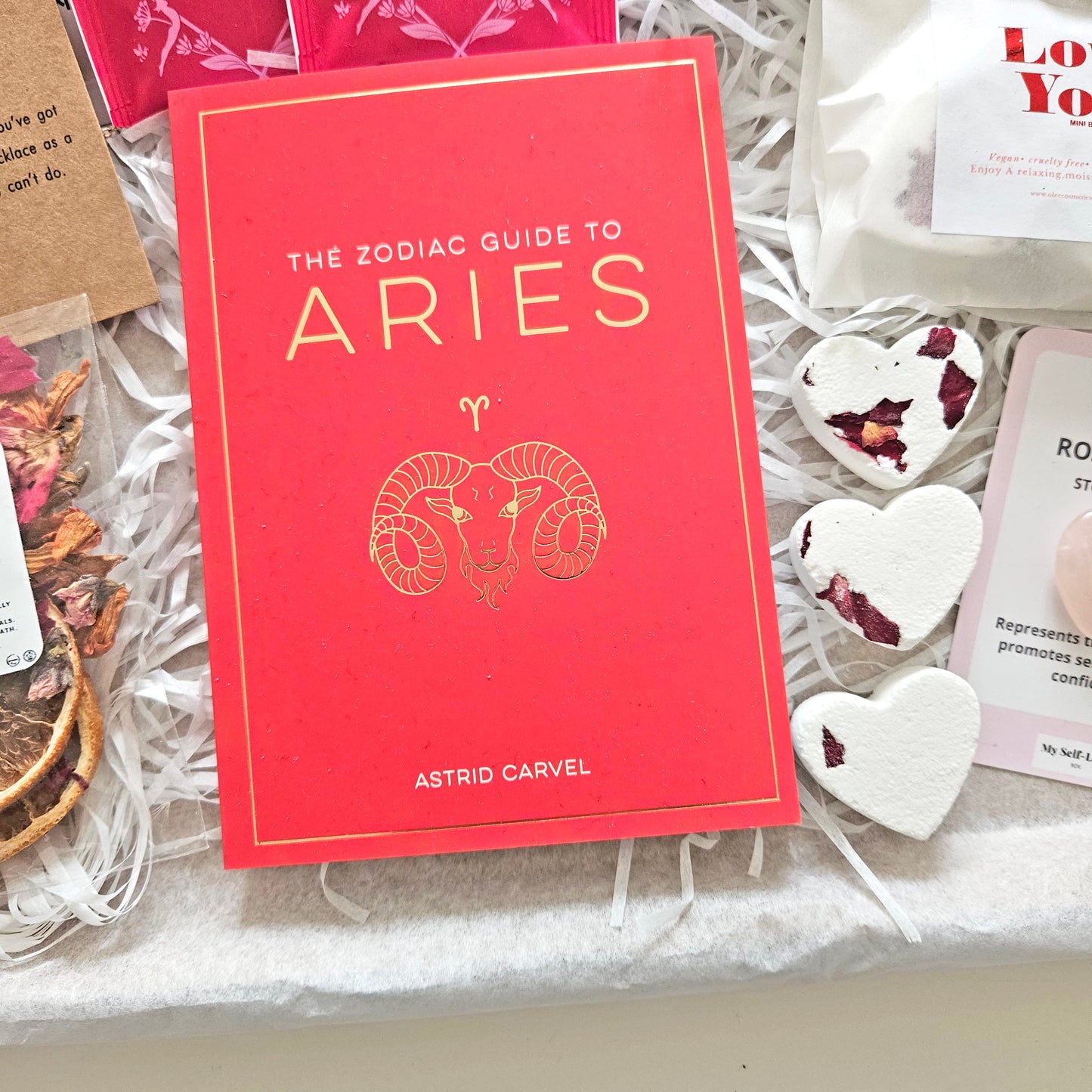 aries zodiac sign book pamper box