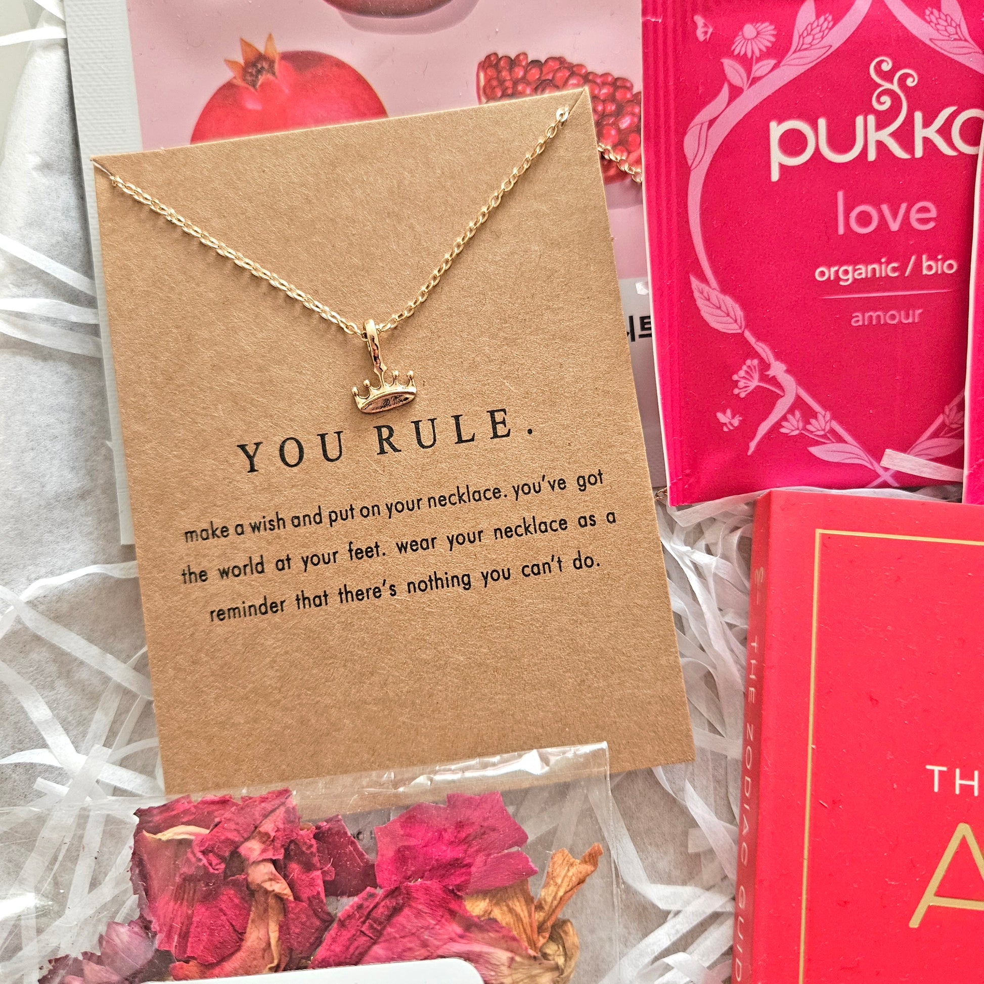 you rule necklace | pamper hamper gift set uk