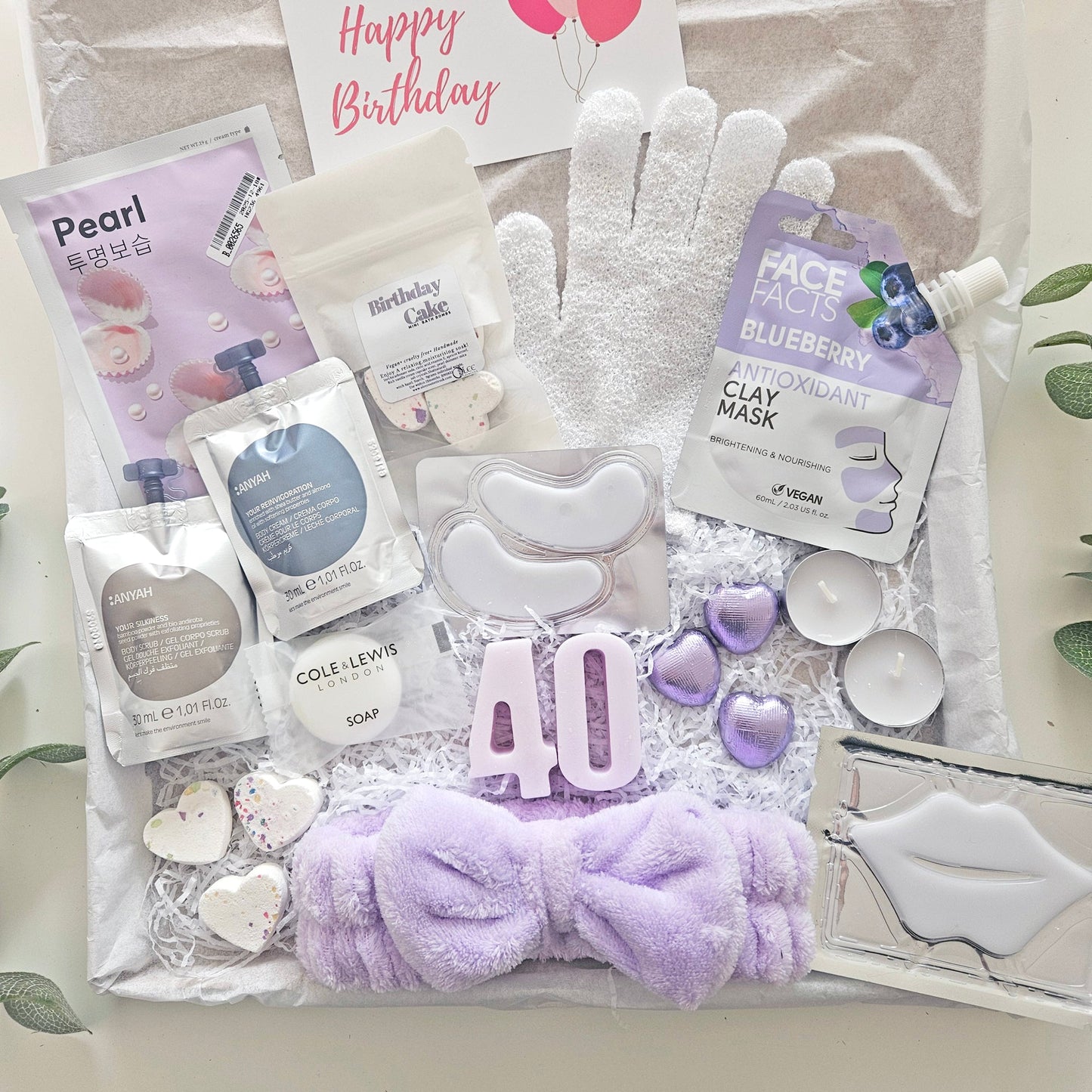 Lilac birthday self care package | gift delivery uk