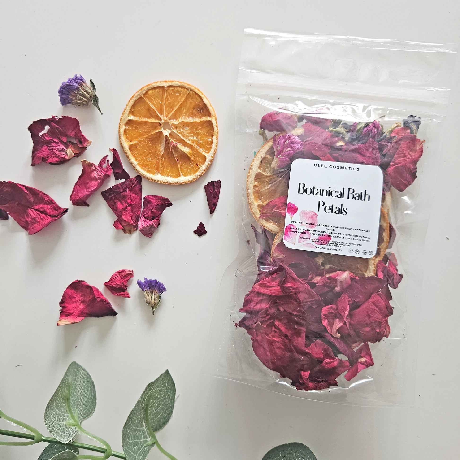 Dried flowers bath petals for bath | Self care box for her uk