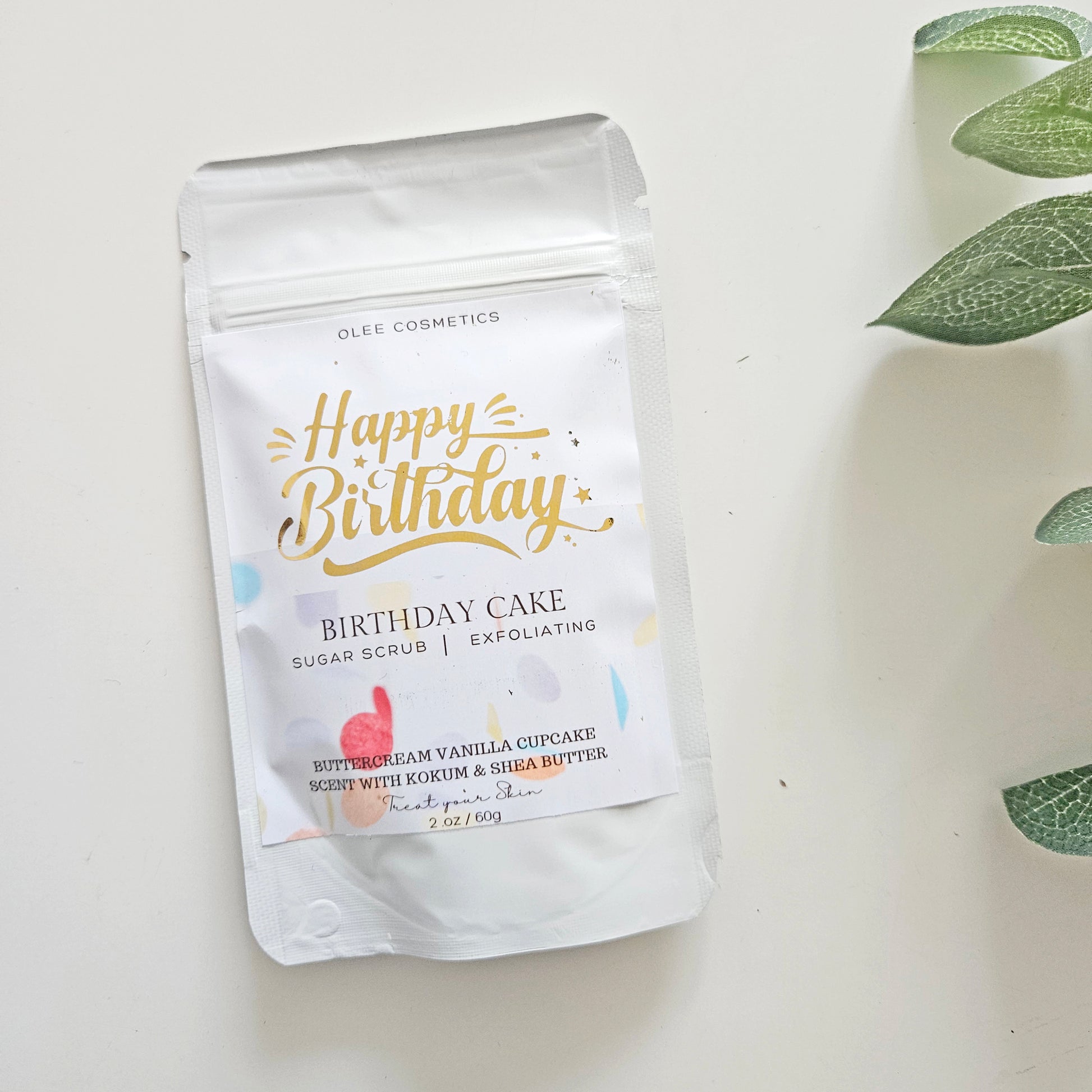 Birthday cake handmade sugar scrub | Build your own birthday pamper box