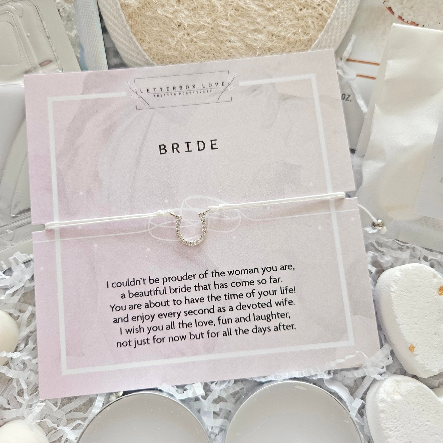 Bride to be horse shoe bracelet | Bride to be hamper