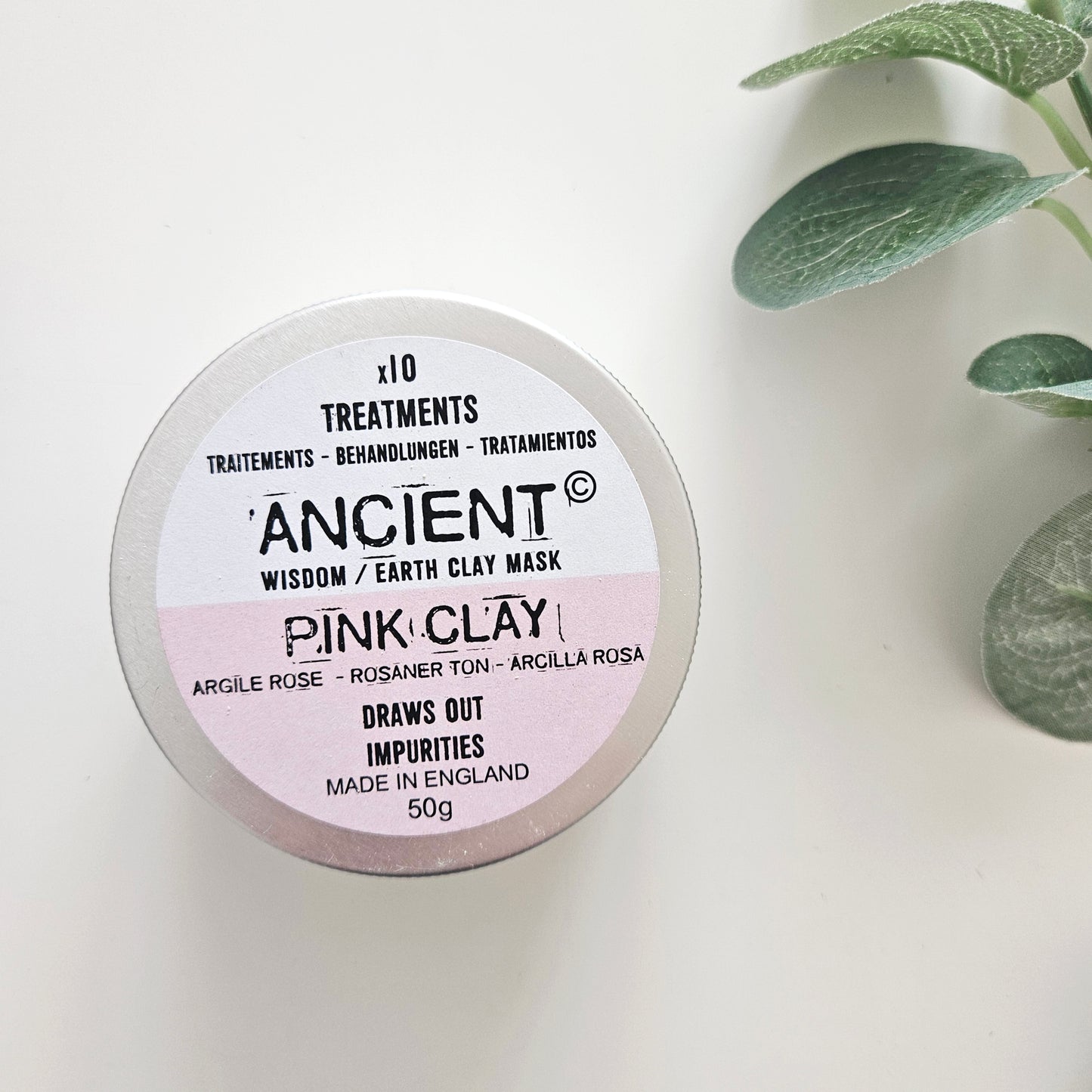 PINK CLAY FACE MASK 80gr