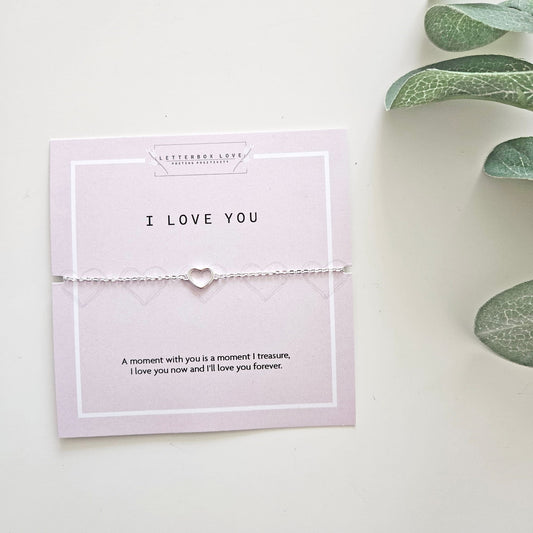 I LOVE YOU BRACELET | ANNINVERSARY GIFTS