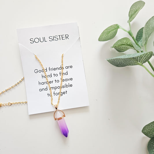SOUL SISTER CRYSTAL NECKLACE