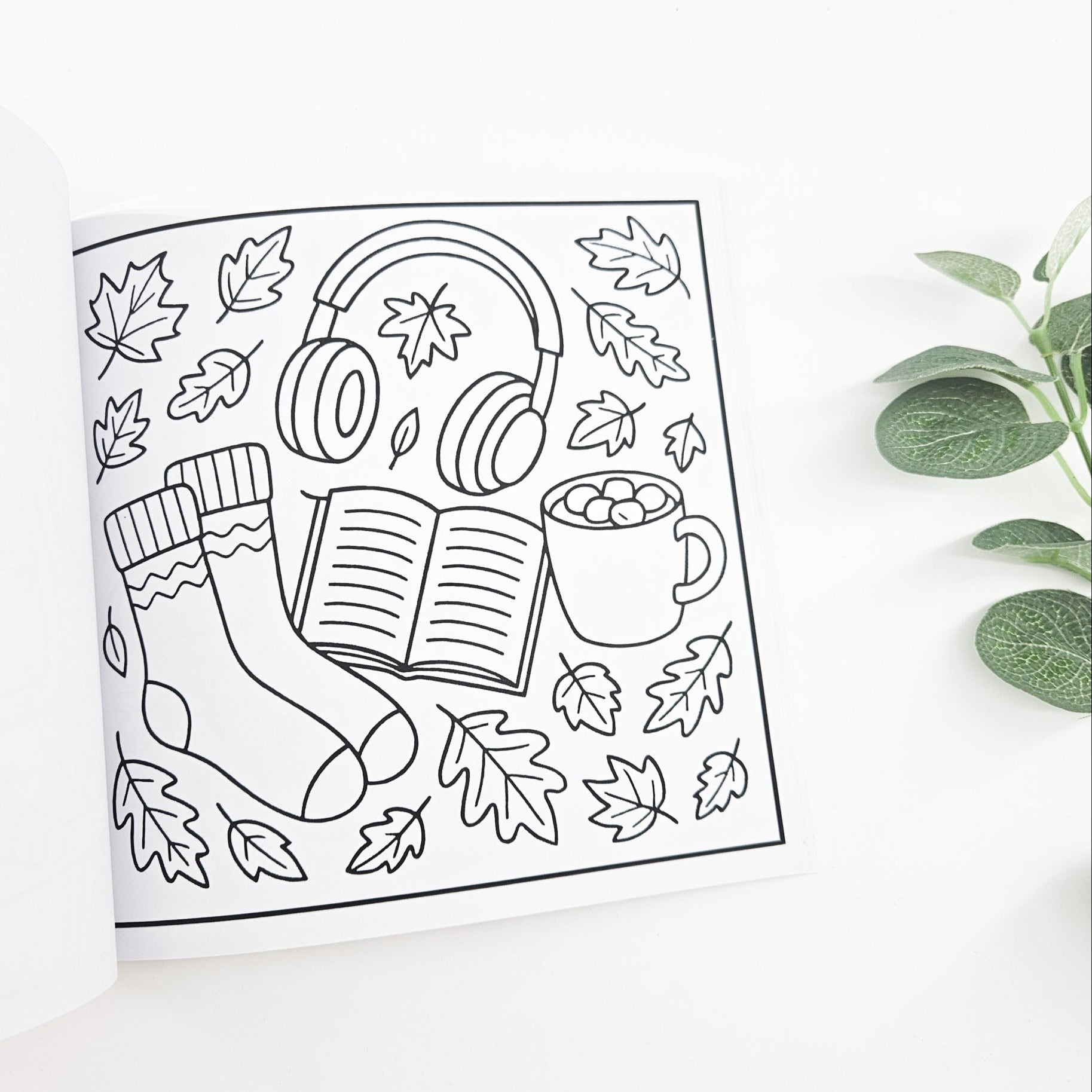 Autumn Vibes Coloring Book | Build Your Own Autumn care package