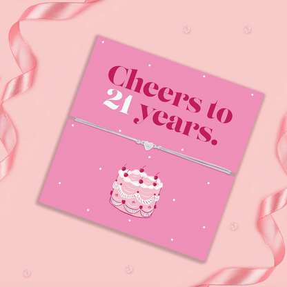 21st Birthday Wish Bracelet | Build Your Own Birthday Gift Box