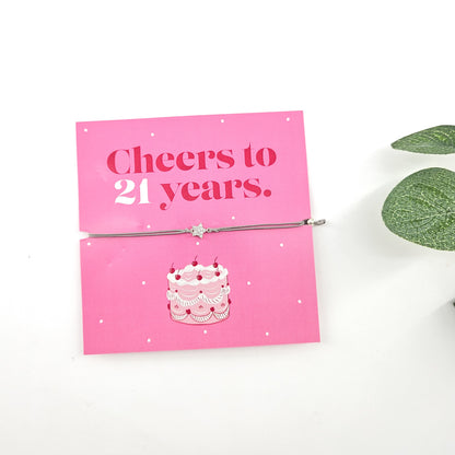 21st Birthday Wish Bracelet | Build Your Own Gift Box