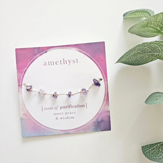 AMETHYST BRACELET Build Your Own Gift Box Uk