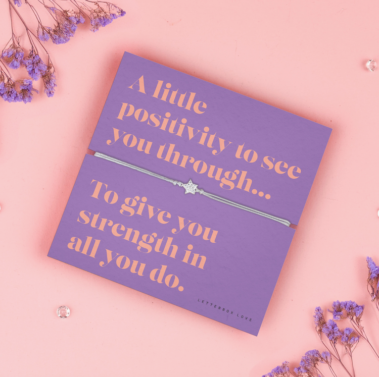 A Little Positivity Bracelet | Build Your Own pamper gifts for female friends 