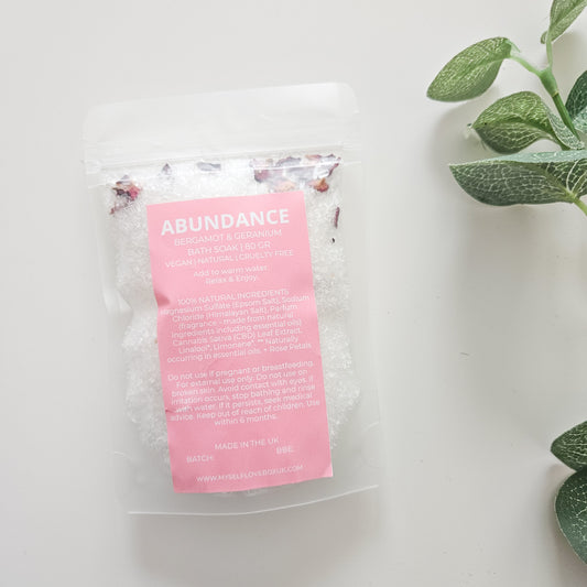 Abundance Aromatherapy Bath Salts | Build Your Own Spiritual Gift Box
