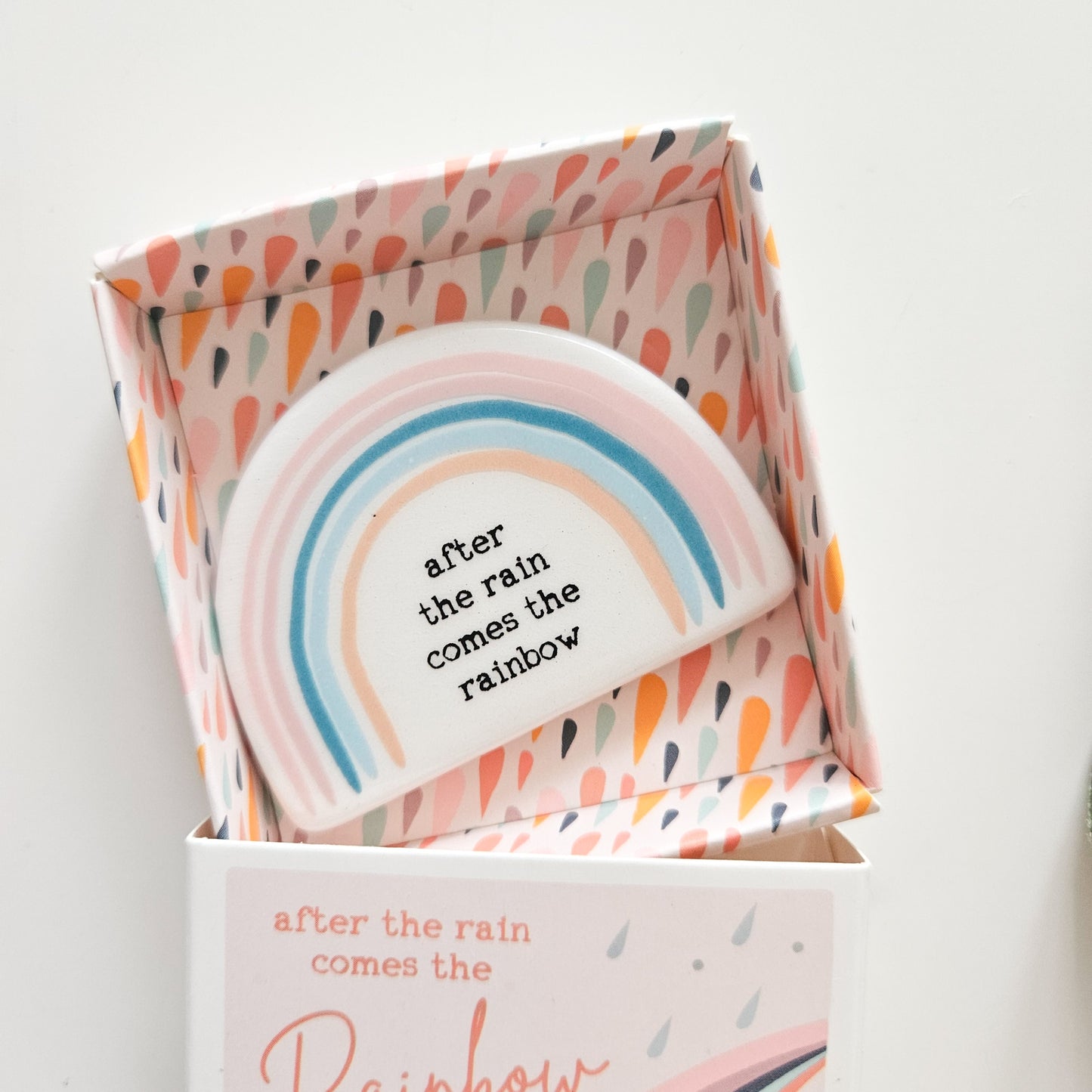 After the Rain Ceramic Token | Build Your Own breakup Gift Box
