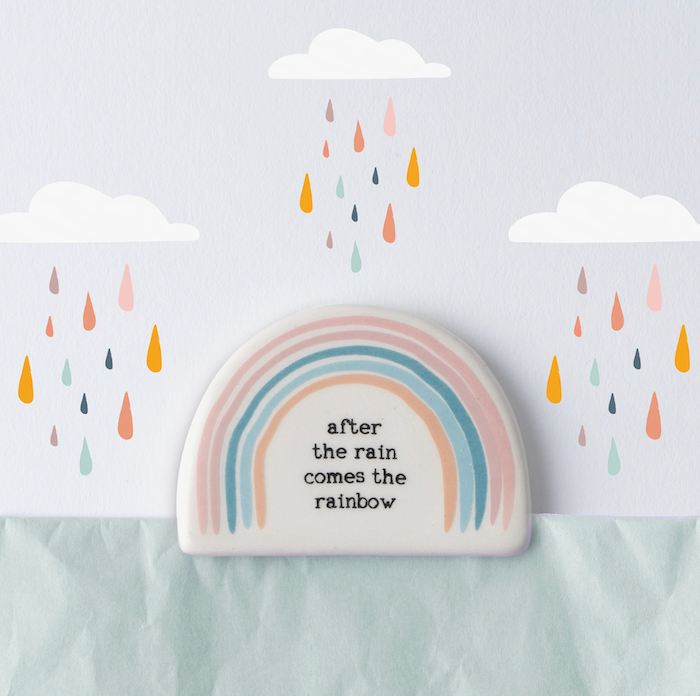 After the Rain Ceramic Token | Build Your Own get well soon Gift Box