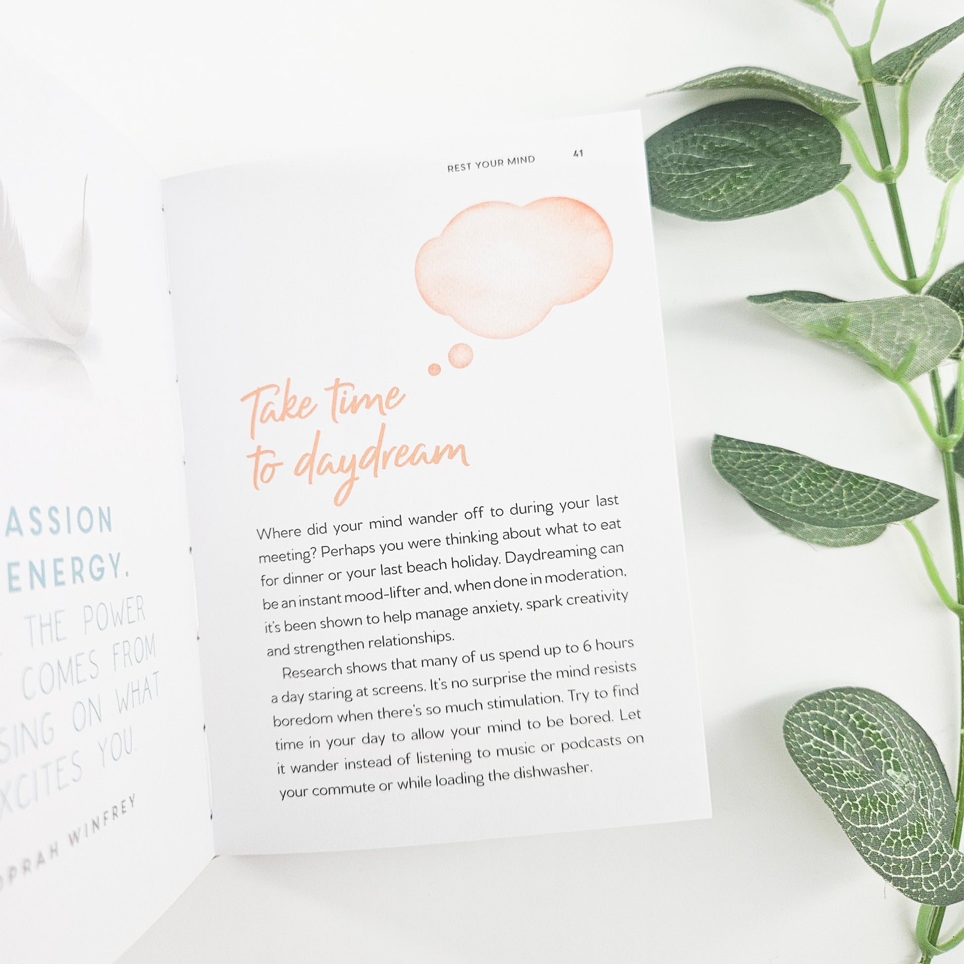 All You Need Is Rest Mini Book | Health & wellness gifts for her next day delivery