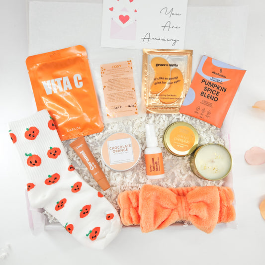 Autumn Pamper Gift Box for Her | The Pumpkin Season Box Uk