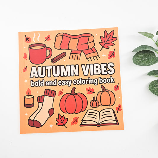 Autumn Vibes Coloring Book | Build Your Own Autumn Gift Box 