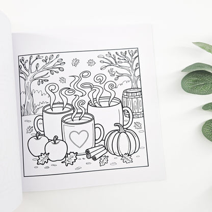 Autumn Vibes Coloring Book | Build Your Own Autumn gift box for ladies