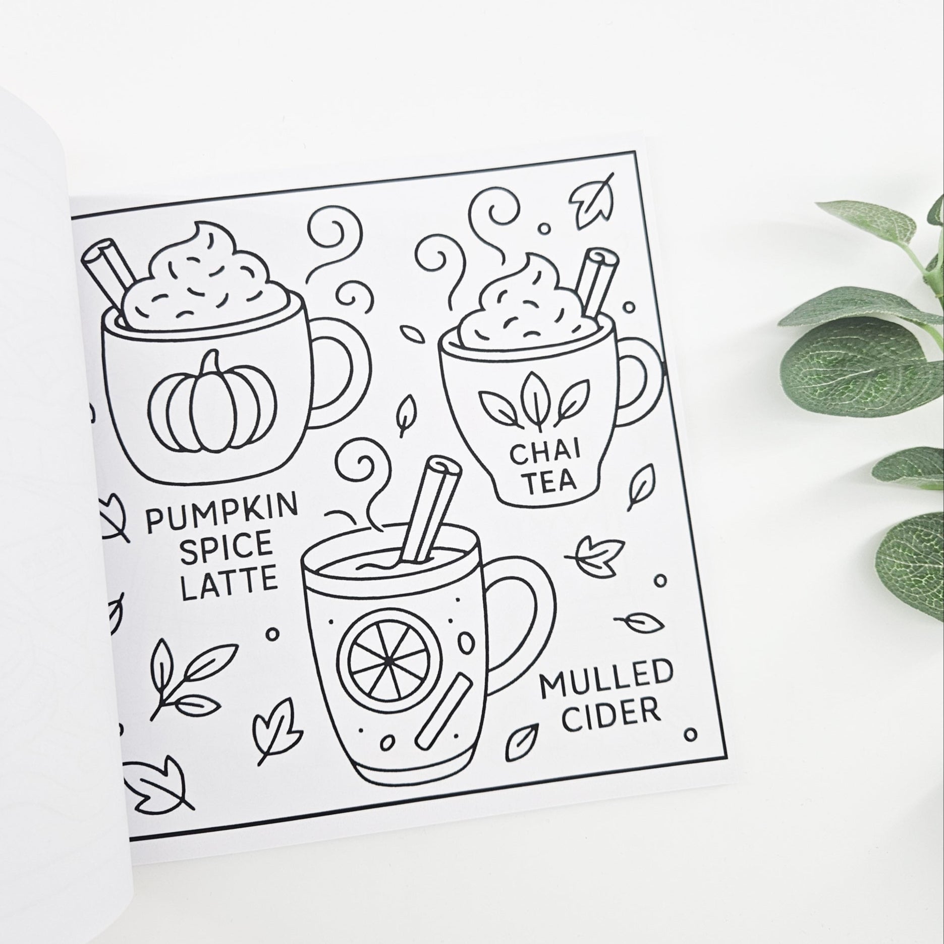 Autumn Vibes Coloring Book | Build Your Own Autumn gift set for ladies