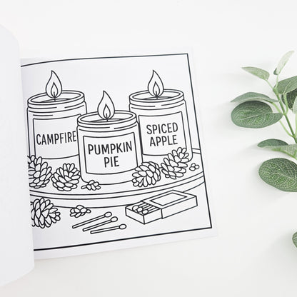 Autumn Vibes Coloring Book | Build Your Own Autumn pamper hamper