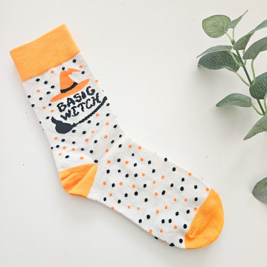 Basic Witch Halloween Socks | Build Your Own Halloween Boo Box