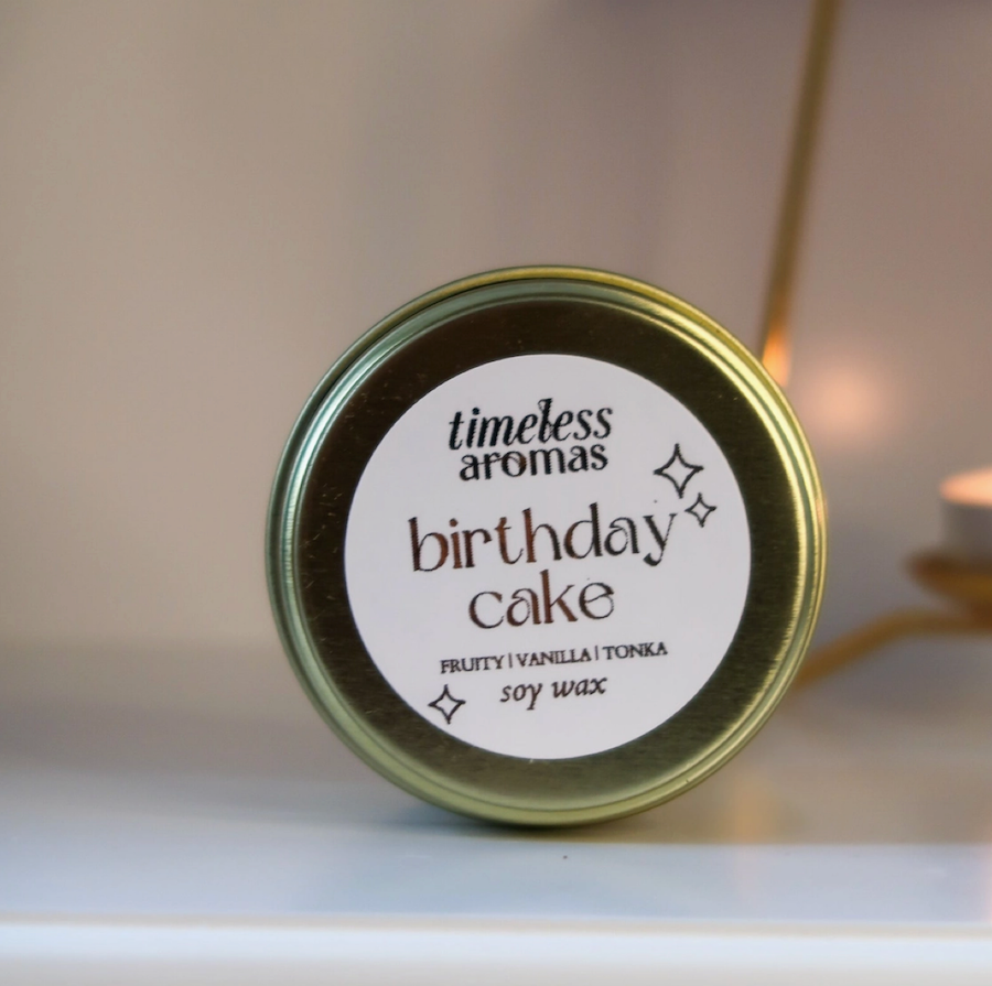 Birthday Cake Handmade Soy Wax Candle | birthday hampers for her