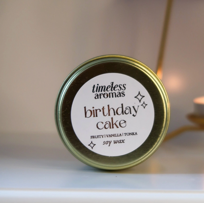 Birthday Cake Handmade Soy Wax Candle | birthday hampers for her