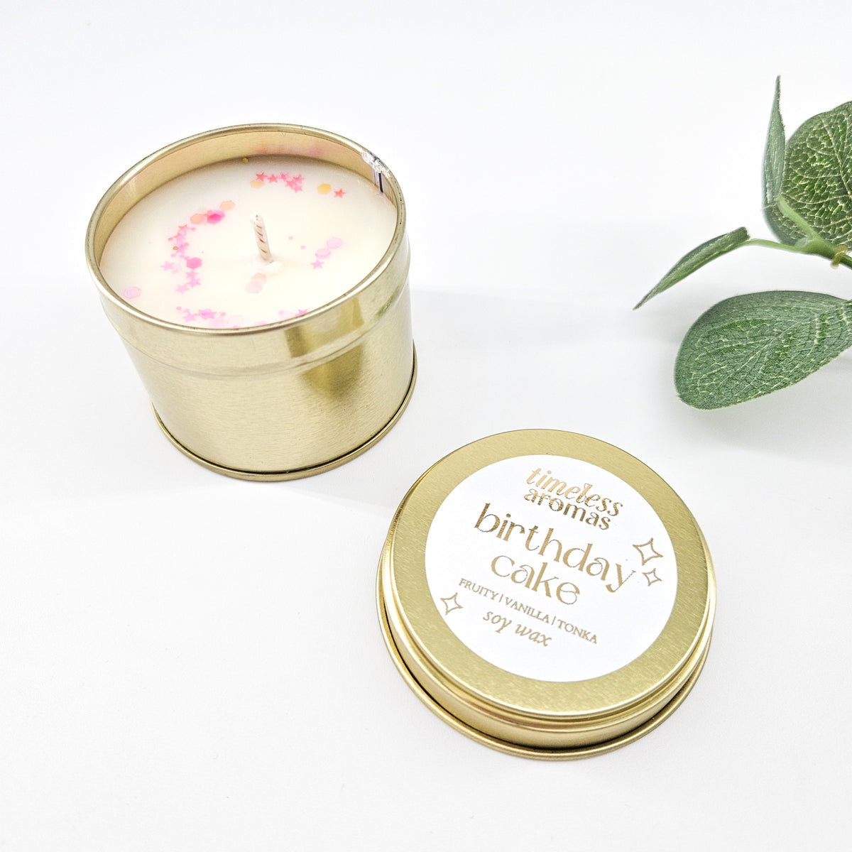 Birthday Cake Soy Wax Candle | Build Your Own Gift Box