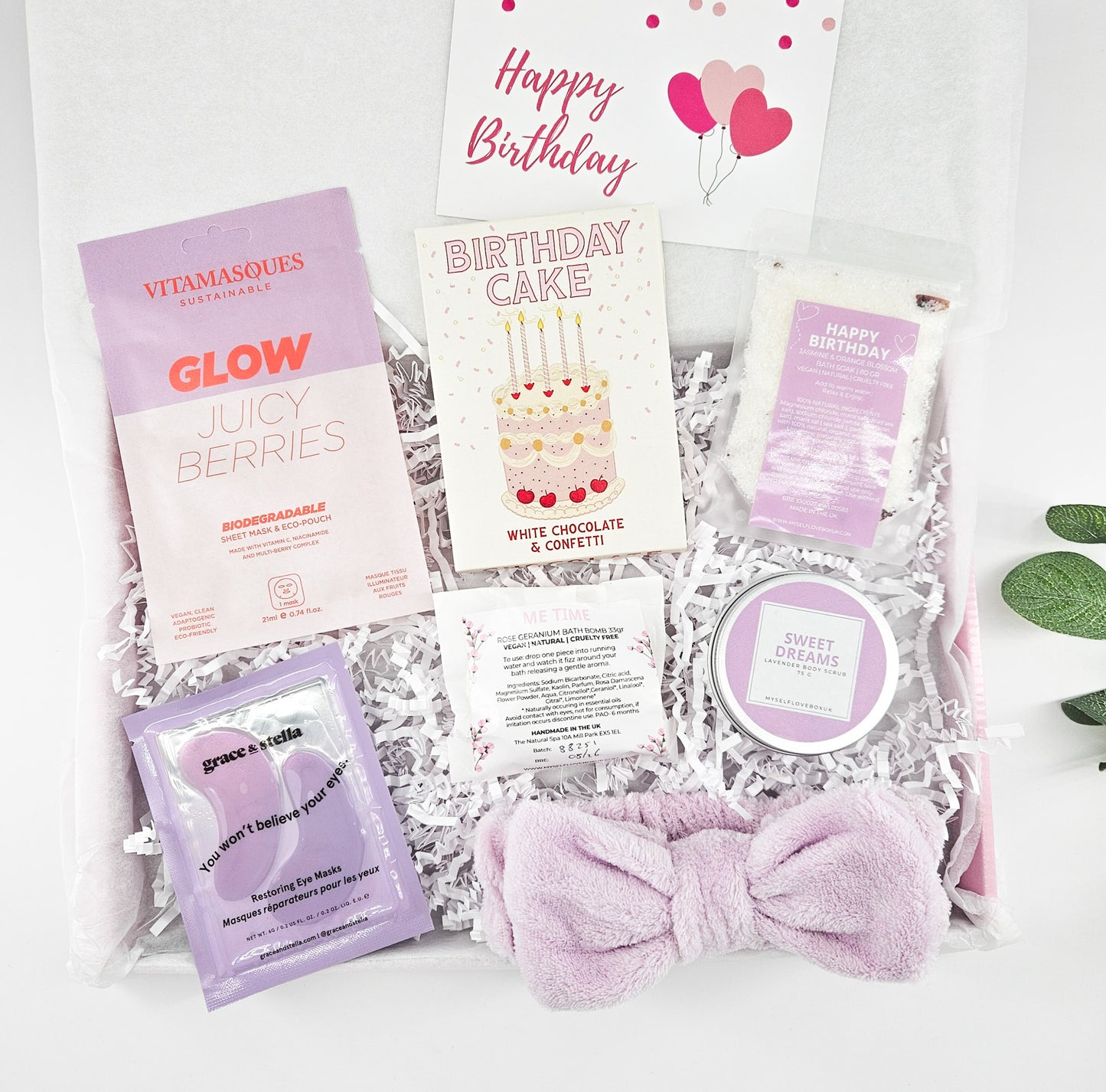 Birthday Glow Box | Luxury Self Care Birthday Pamper Set Uk