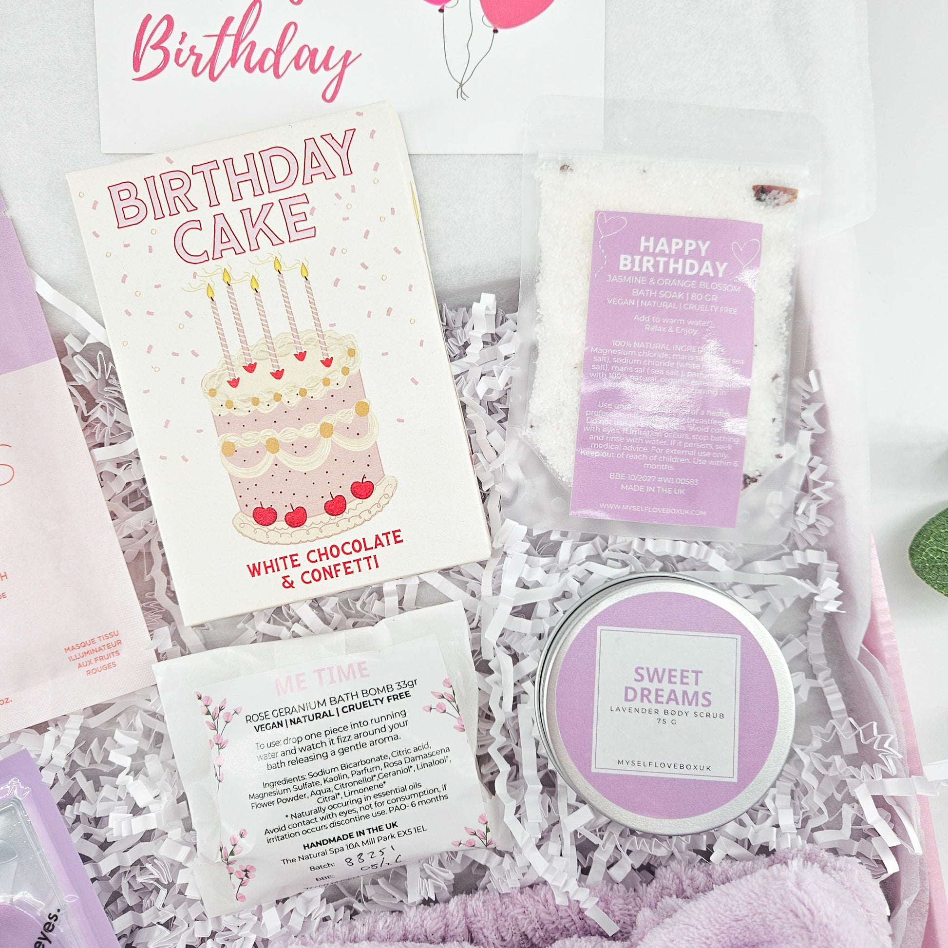 Birthday Glow Box | Luxury Self Care Birthday hamper for her