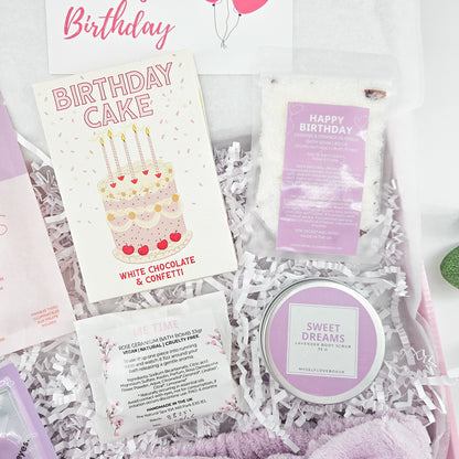 Birthday Glow Box | Luxury Self Care Birthday hamper for her