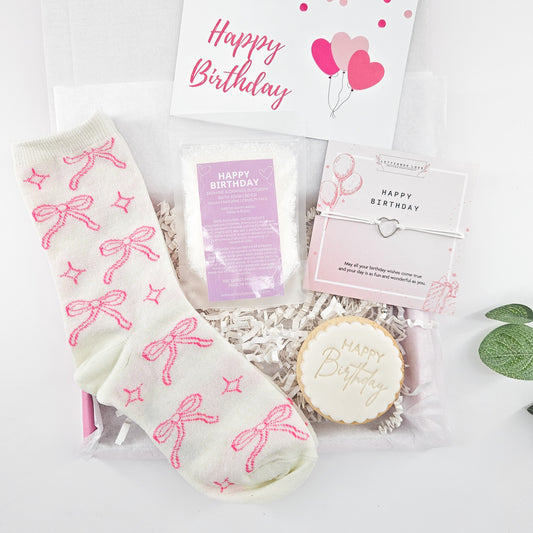 Birthday Letterbox Gift UK | Bow & Blossom Pamper Box