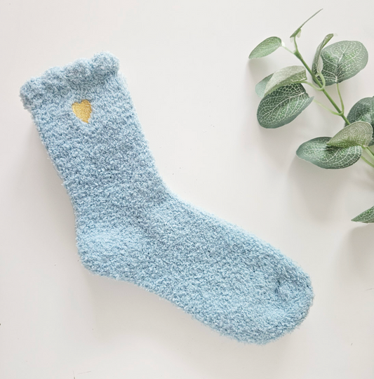 Blue Heart Cosy Socks – Soft Gift | Build Your Own Gift Box