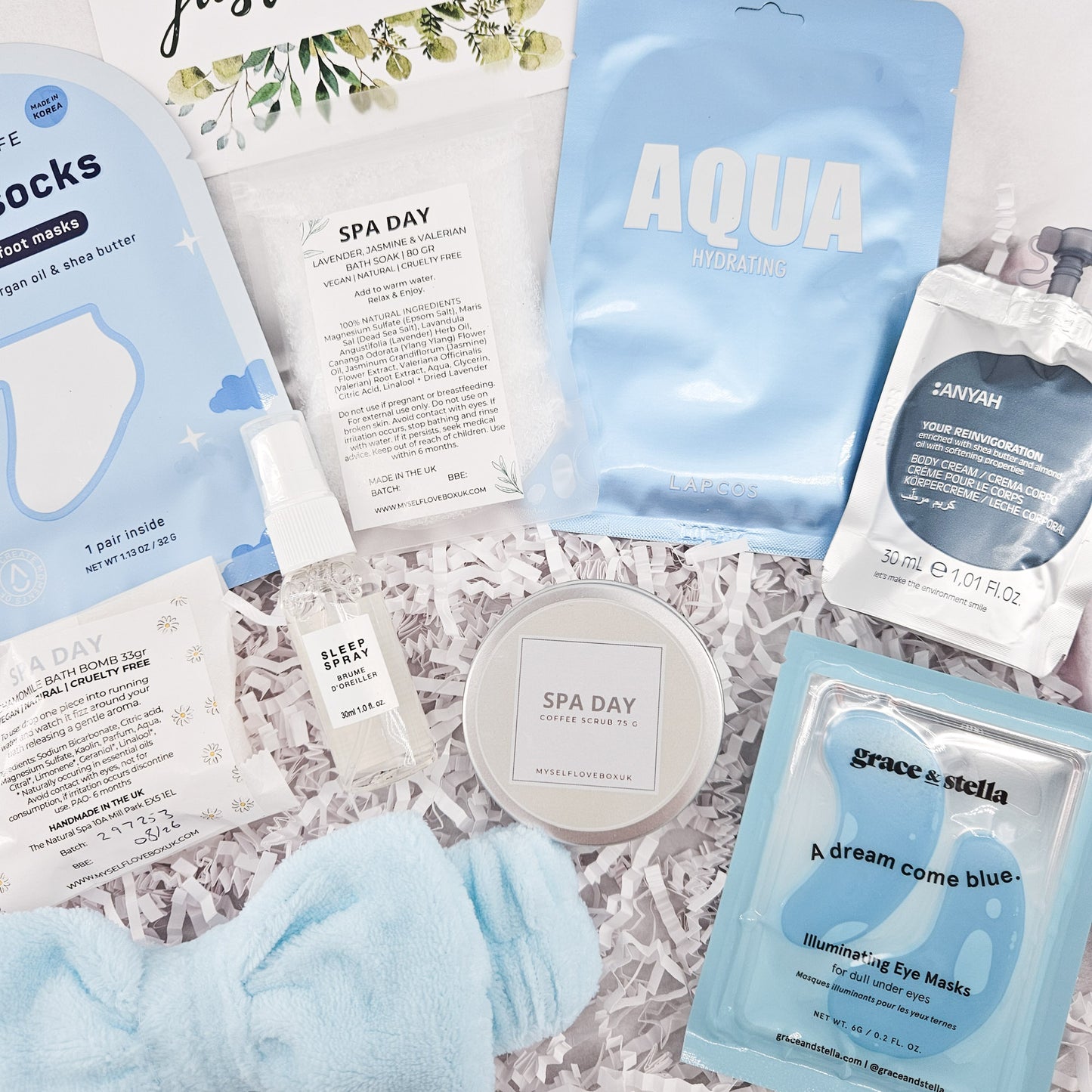 Blue Serenity | Luxury spa gift set for her next day delivery