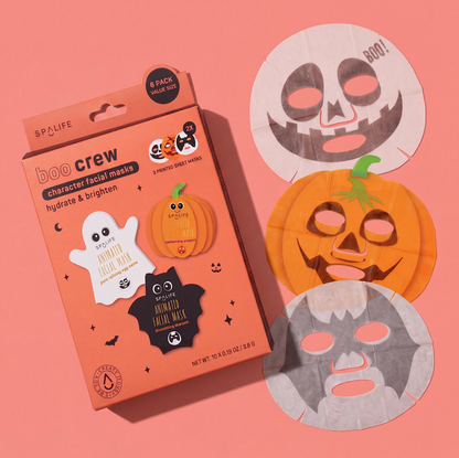 Boo Crew Halloween Face Masks 6 Pack | Build Your Own Boo Box Uk