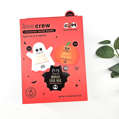 Boo Crew Halloween Face Masks 6 Pack | Build Your Own Halloween Gift Box