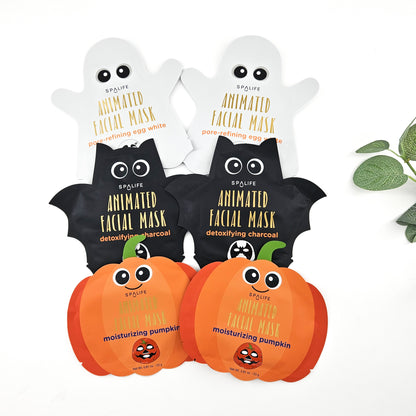 Boo Crew Halloween Face Masks 6 Pack | Build Your Own Halloween Gift Box Uk