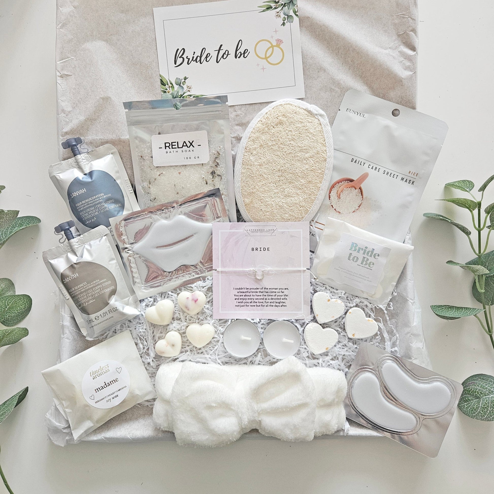Bridal Spa Gifts For The Bride Bride to Be Pamper Gifts