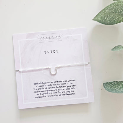 Bride Horse Shoe Bracelet | Build Your Own Bridal Gift Box