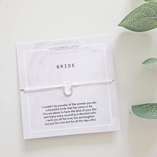 Bride Horse Shoe Bracelet | Build Your Own Bridal Gift Box