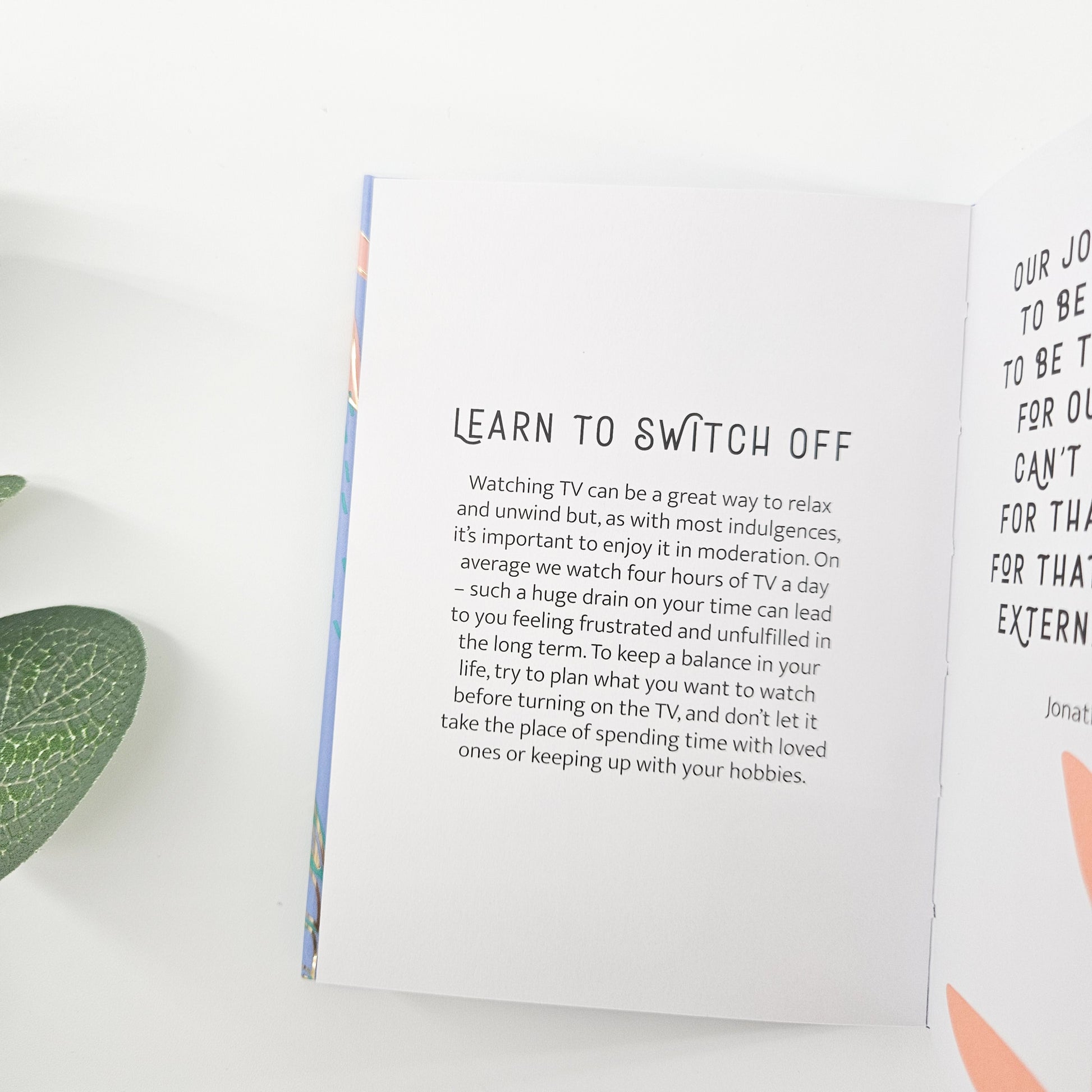 Calm for Every Day Mini Book | Health & Wellness Gifts for her